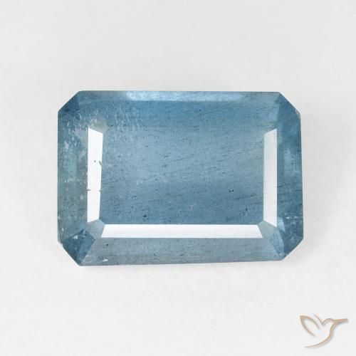 6.20ct Natural Azul médio Água-marinha, Corte Esmeralda, VS-SI