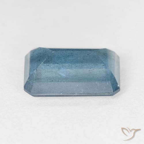 Água-marinha Azul médio Natural 6.20ct, Corte Octógono / Esmeralda, VS-SI