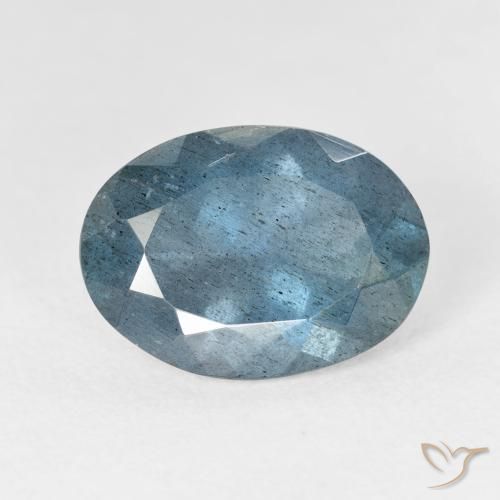 Água-marinha azul natural 5,08ct, corte oval, VS-SI