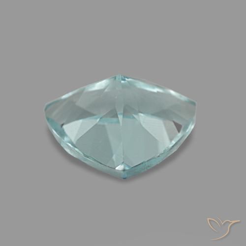Água-marinha turquesa natural 0,93ct, trillion, VVS