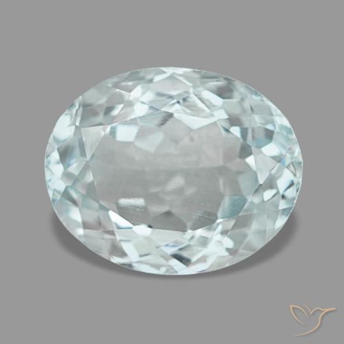 2.61ct turquesa água-marinha, oval, VS