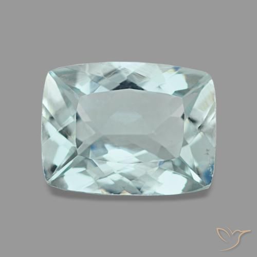 1.22ct azul água-marinha, almofada, VVS