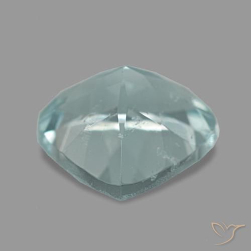 Água-marinha azul natural 1,29ct, formato de pêra, VS