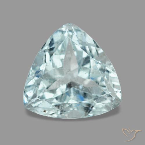 1.15ct azul água-marinha, trillion, VS