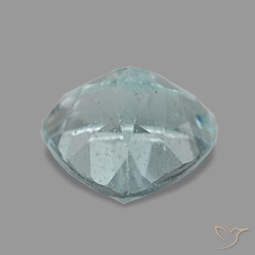 Água-marinha azul natural 1,15ct, trillion, VS