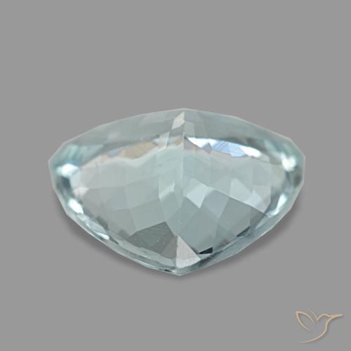 Água-marinha azul natural 2,17ct, trillion, VVS