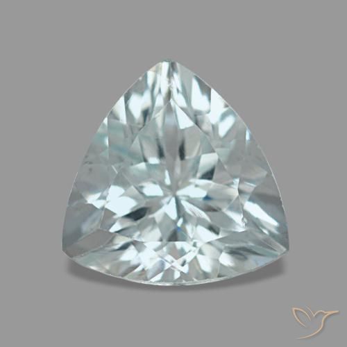 1.56ct Natural Azul Aqua claro Água-marinha, Trillion, VS, Photo A