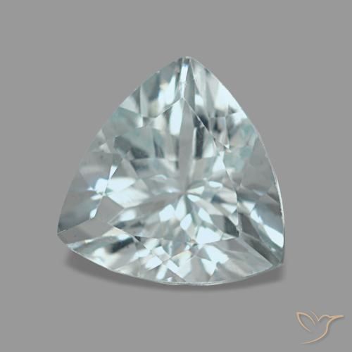 Água-marinha azul natural 1,56ct, trillion, VS