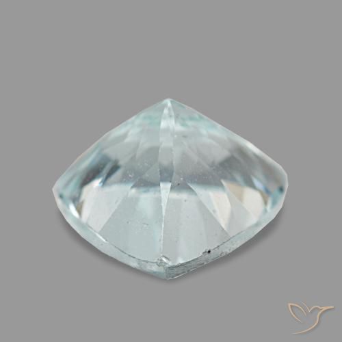 Água-marinha azul natural 1,56ct, trillion, VS