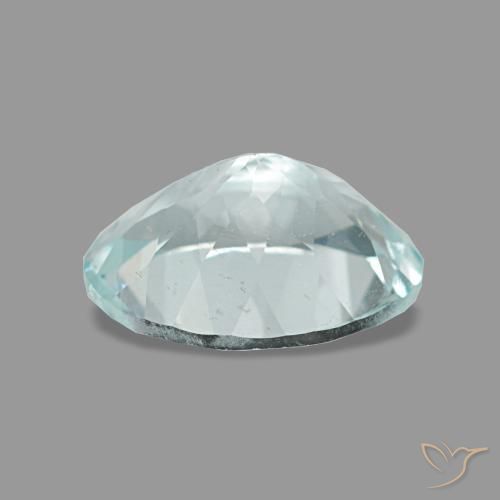 Água-marinha azul natural 1,05ct, corte oval, VS
