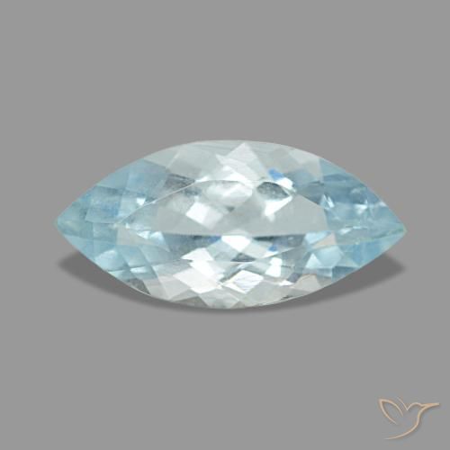 0.92ct azul água-marinha, marquise, VS
