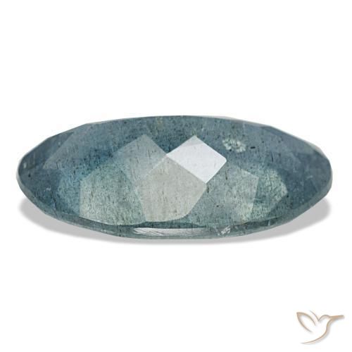 Água-marinha azul natural 5,60ct, corte oval, VS-SI