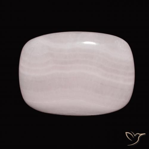 31.89ct Natural Luz rosa Aragonite, Almofada, Opaco