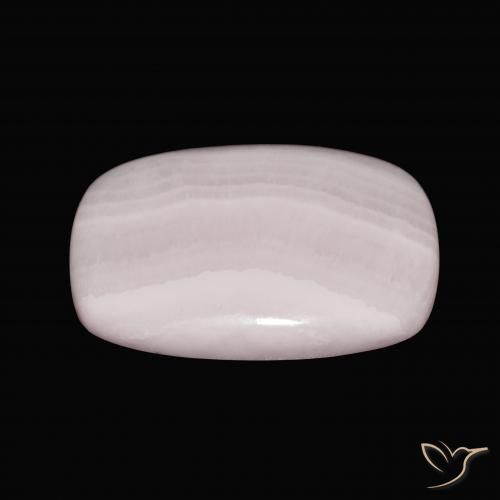 Aragonite Luz rosa Natural 31.89ct, Almofada, Opaco