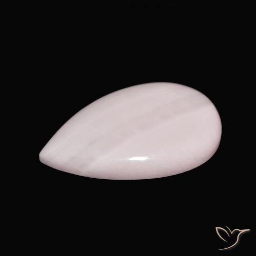 Aragonite Luz rosa Natural 9.35ct, Formato de pêra, Opaco