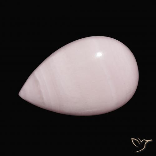 13.50ct Natural rosa rosa Aragonite, Formato de pêra, Opaco