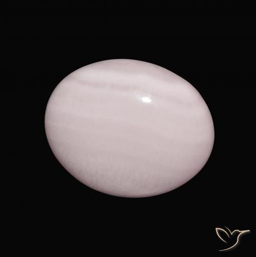 Aragonite rosa rosa Natural 9.82ct, oval, Opaco