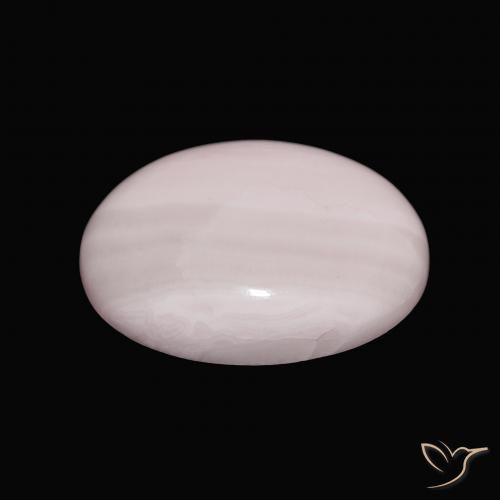 Aragonite Luz rosa Natural 11.39ct, oval, Opaco