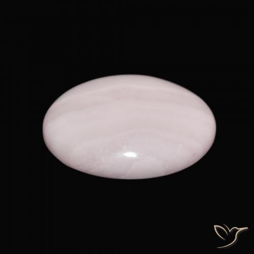 Aragonite rosa rosa Natural 9.93ct, oval, Opaco