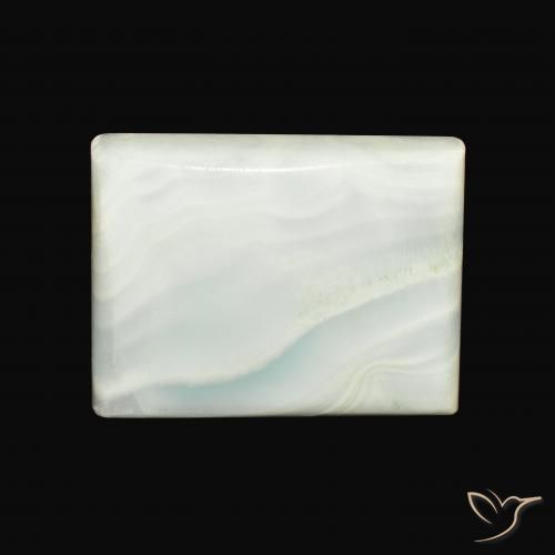 34.88ct Natural Amarelo Pálido Verde Aragonite, baguete, Opaco