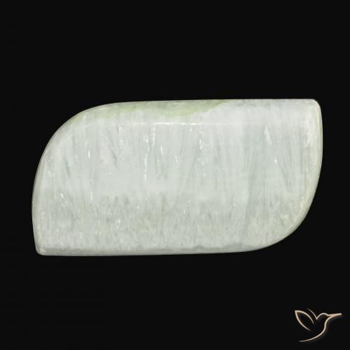 46.51ct Natural Verde pálido Aragonite, Chique, Opaco