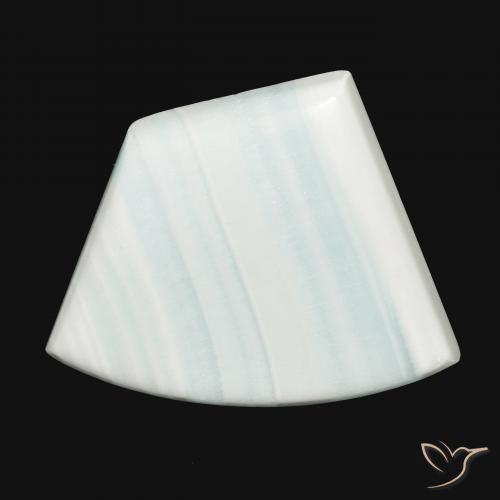 34.21ct Natural branco esverdeado Aragonite, Chique, Opaco