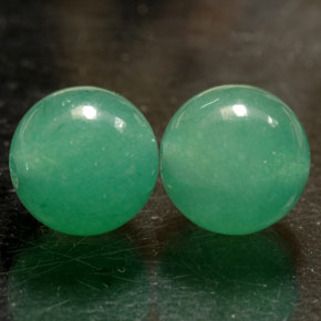 Pedras preciosas de aventurina verde natural de  ct, esfera / bola, opaco