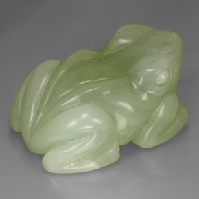 Aventurina verde natural 387,33ct, transparente, transparente/translúcido