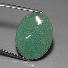 Aventurina Verde Natural 33.04ct, Corte Oval, Opaco