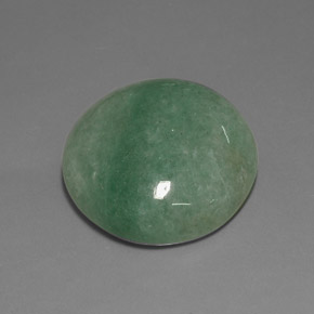 Aventurina verde natural 33,76ct, corte oval, opaco