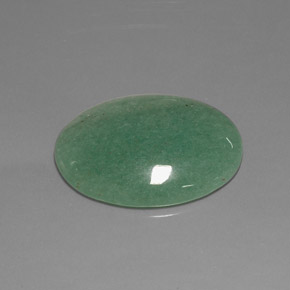 Aventurina Verde Natural 18.73ct, Corte Oval, Opaco