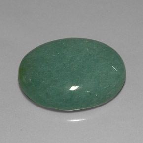 Aventurina Verde Natural 34.34ct, Corte Oval, Opaco