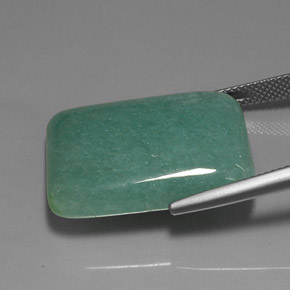 Aventurina Verde Natural 30.87ct, baguete, Opaco