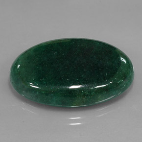 Aventurina Verde Natural 34.82ct, Corte Oval, Translúcido
