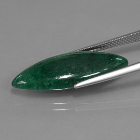 Aventurina verde natural 9,56ct, marquise, translúcido