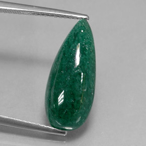 Aventurina verde natural 6,65ct, transparente, transparente/translúcido