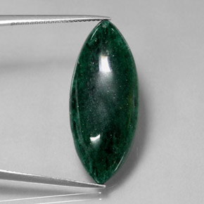 Aventurina verde natural 18,21ct, transparente, transparente/translúcido