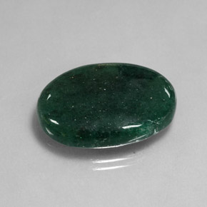 Aventurina verde natural 19,10ct, corte oval, translúcido