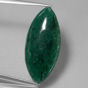 Aventurina verde natural 11,17ct, marquise, opaco