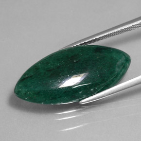 Aventurina verde natural 11,17ct, marquise, opaco