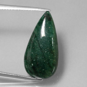 Aventurina verde natural 10,10ct, transparente, transparente/translúcido