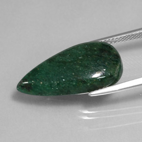 Aventurina verde natural 10,10ct, transparente, transparente/translúcido