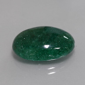 Aventurina verde natural 10,36ct, corte oval, translúcido
