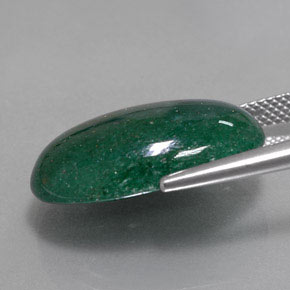 Aventurina verde natural 14,64ct, corte oval, translúcido
