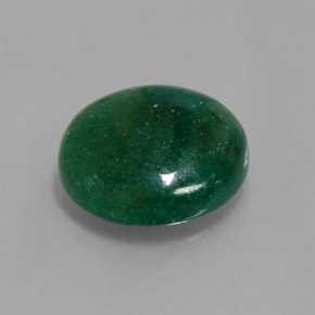 Aventurina verde natural 9,10ct, corte redondo, translúcido