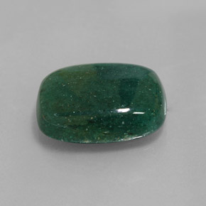 Aventurina verde natural 13,91ct, almofada cortada, translúcido