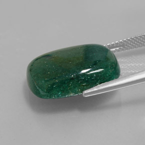 Aventurina verde natural 13,91ct, almofada cortada, translúcido