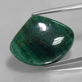 Aventurina Verde Natural 17.31ct, Forma extravagante, Translúcido