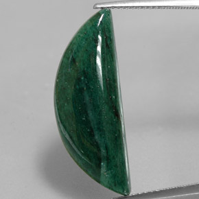 Aventurina verde natural 12,23ct, forma extravagante, translúcido