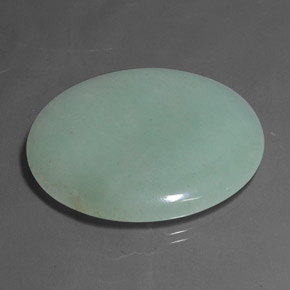 Aventurina verde natural 82,68ct, corte redondo, translúcido
